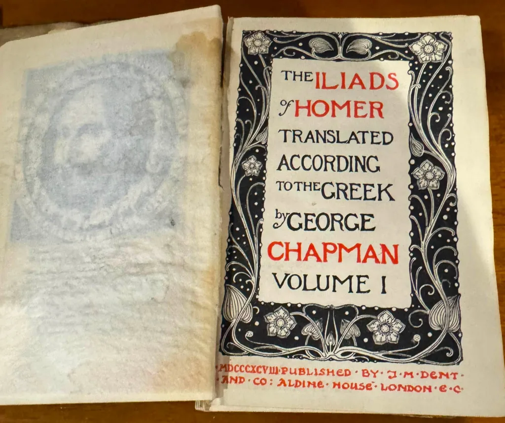 Inside the Ukrainian Library at Dutch Gable House